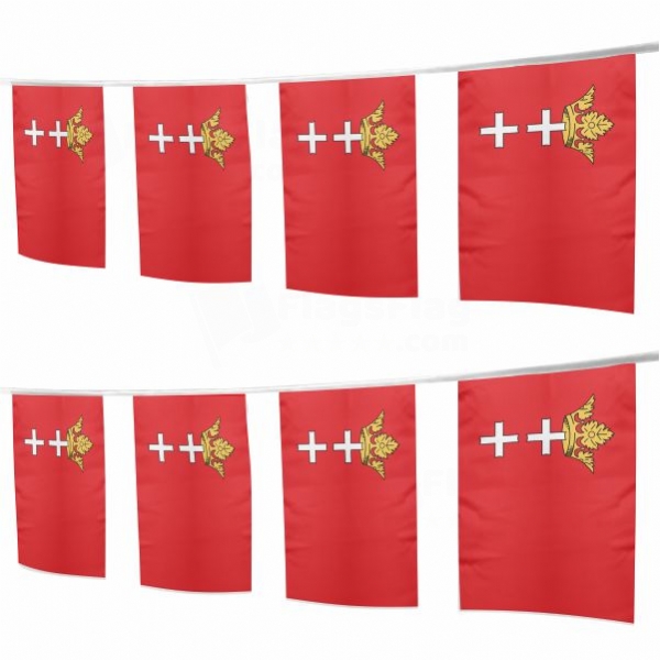 Free City Of Danzig Square String Flags