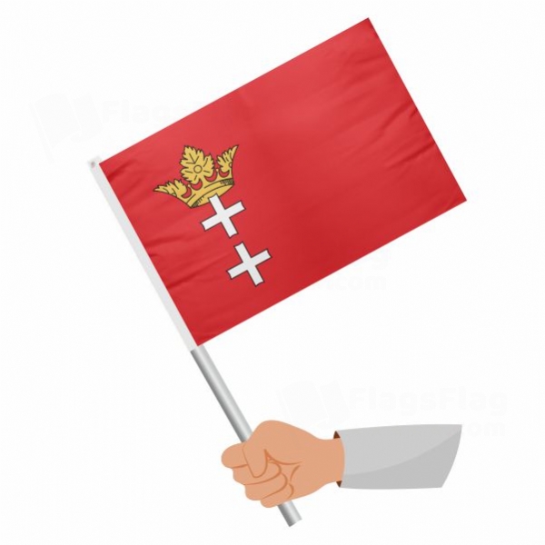 Free City Of Danzig Stick Flag