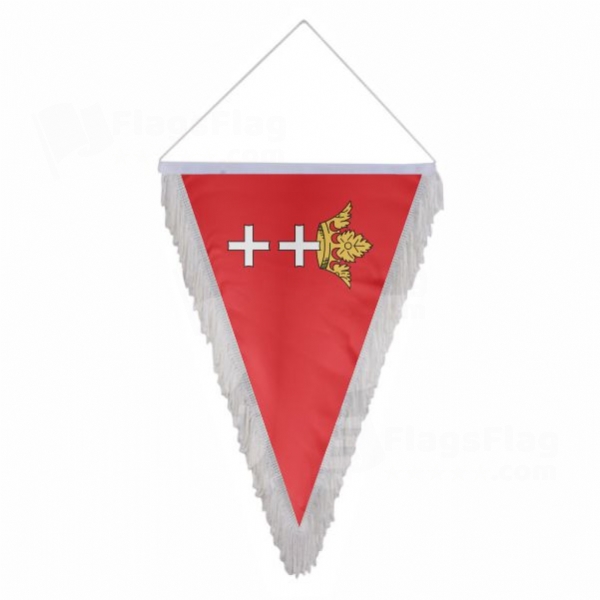 Free City Of Danzig Triangle Fringed Streamers