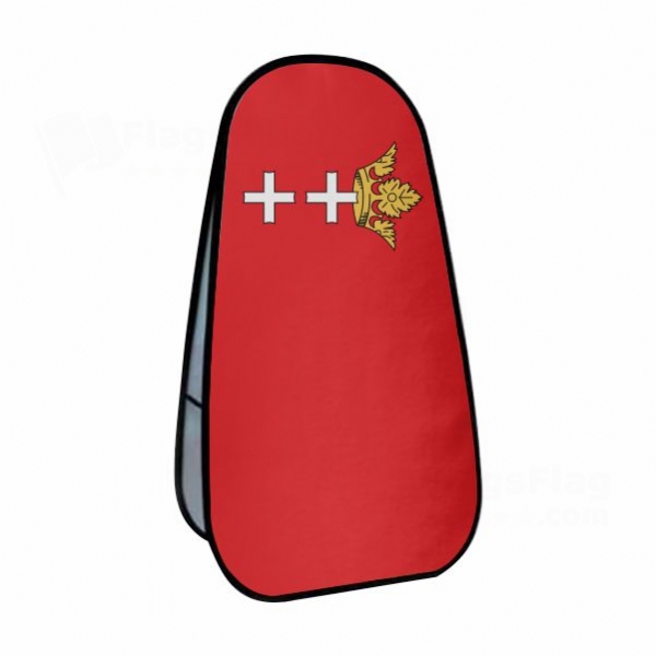 Free City Of Danzig Vertical Cloth Banner Display Stands