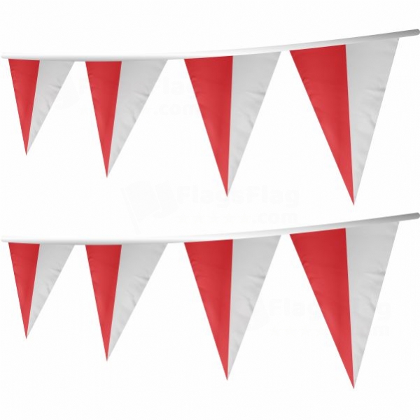 Free City Of L�beck Stringed Triangle Flag