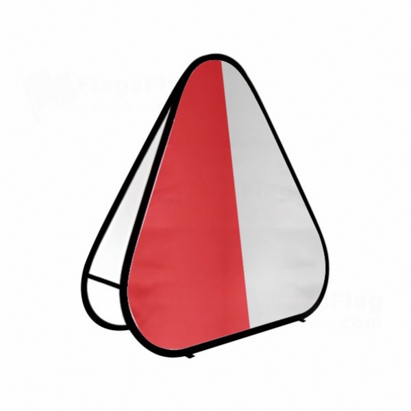 Free City Of L�beck Triangle Fabric Banner Display Stands