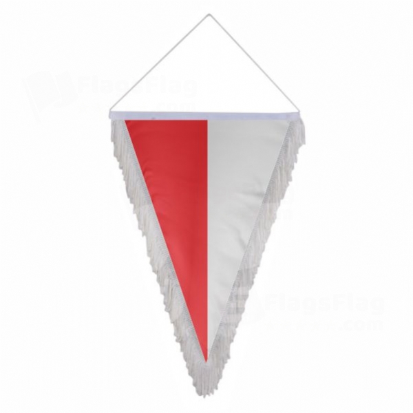 Free City Of L�beck Triangle Fringed Streamers