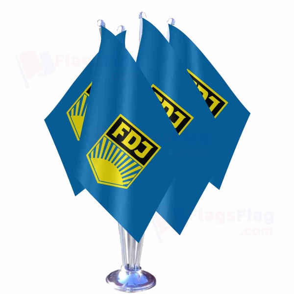 Free German Youth Quadruple Table Flag