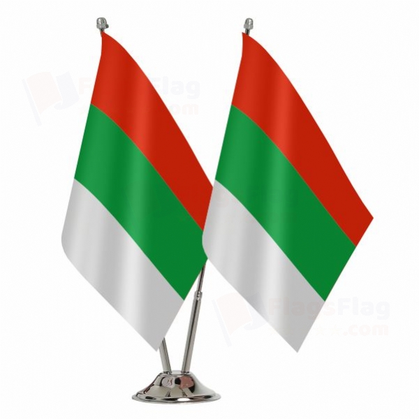 Free State of Anhalt Binary Table Flag