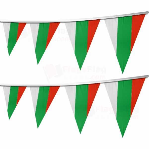 Free State of Anhalt Stringed Triangle Flag