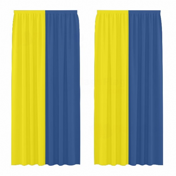 Free State Of Brunswick Digital Printed Curtains
