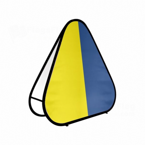 Free State Of Brunswick Triangle Fabric Banner Display Stands