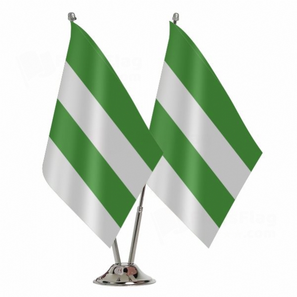 Free State Of Coburg 2 Table Flags