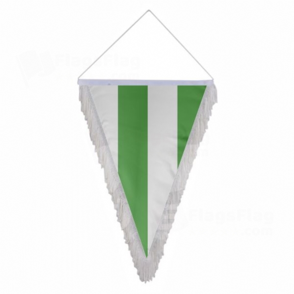 Free State Of Coburg Triangle Fringed Streamers