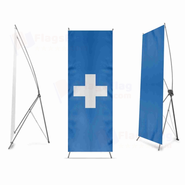 Free State Of Icaria Digital Print X Banner