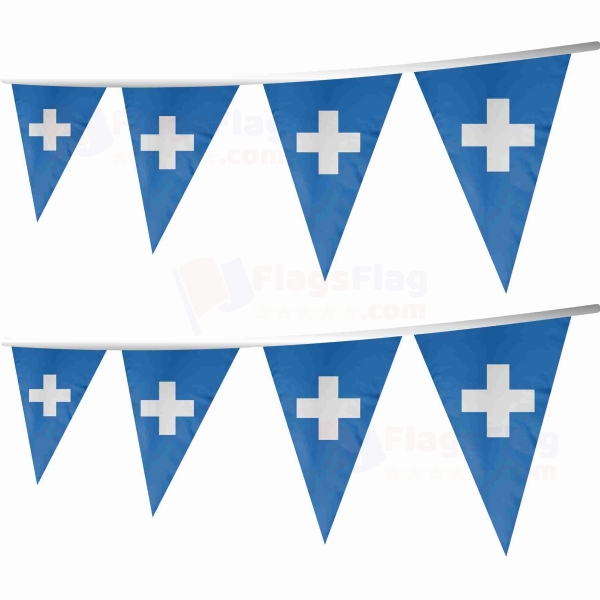 Free State Of Icaria Stringed Triangle Flag