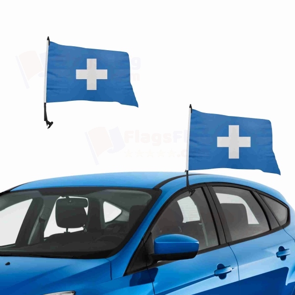 Free State Of Icaria Vehicle Convoy Flag