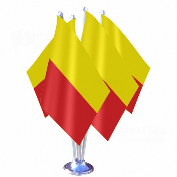 Free State Of Lippe Quadruple Table Flag