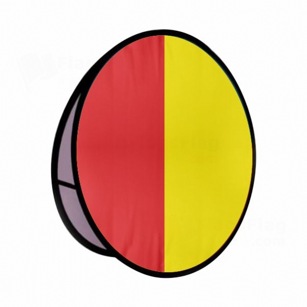 Free State Of Lippe Round Cloth Banner Display Stands
