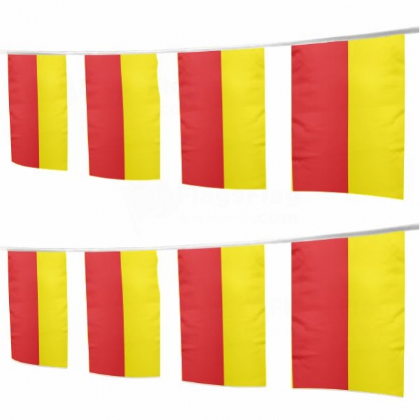 Free State Of Lippe Square String Flags