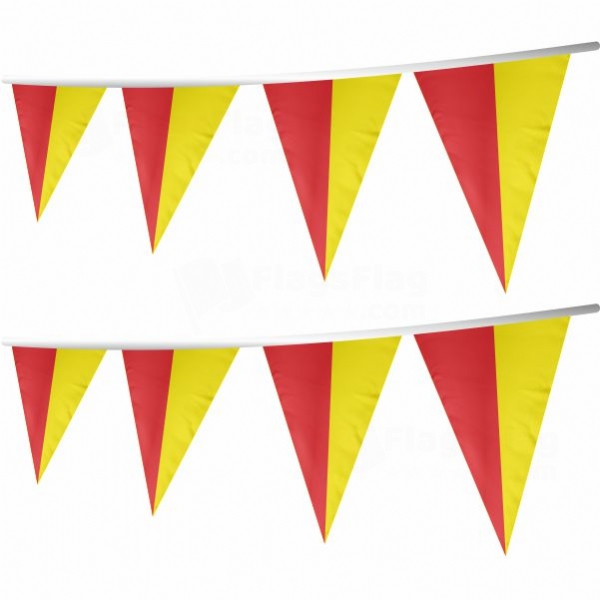 Free State Of Lippe Stringed Triangle Flag
