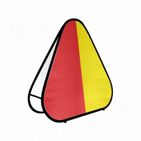 Free State Of Lippe Triangle Fabric Banner Display Stands
