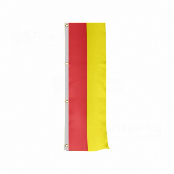 Free State Of Lippe Vertically Raised Flags
