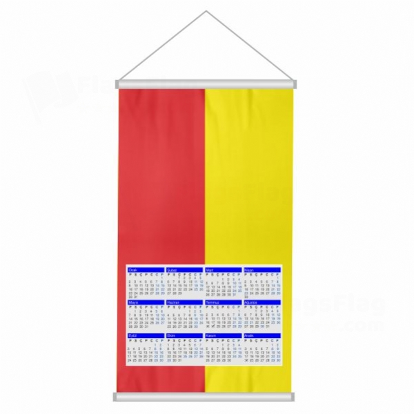 Free State Of Lippe Woven Fabric Digital Printing Calendar