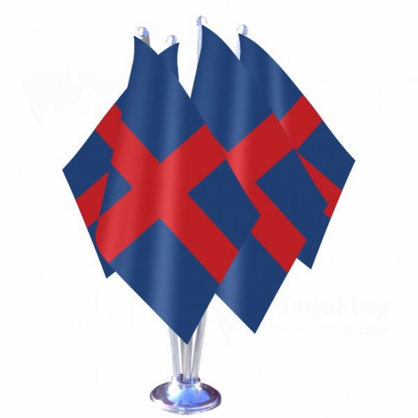 Free State Of Oldenburg Quadruple Table Flag