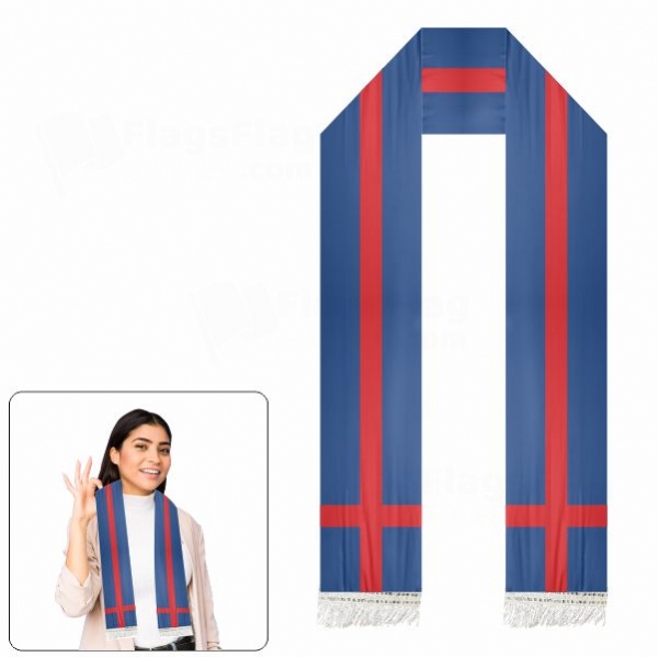 Free State Of Oldenburg Scarf Digital Printing