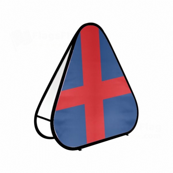Free State Of Oldenburg Triangle Fabric Banner Display Stands