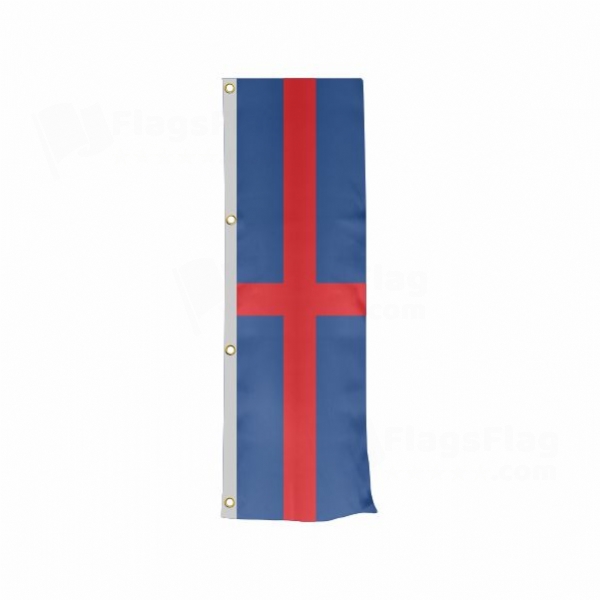 Free State Of Oldenburg Vertically Raised Flags