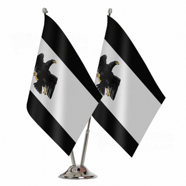 Free State Of Prussia 2 Table Flags