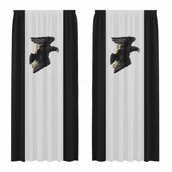 Free State Of Prussia Digital Printed Curtains