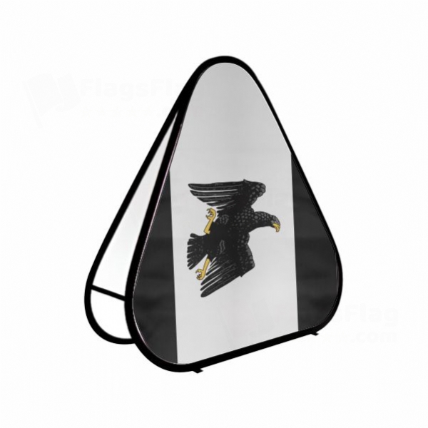 Free State Of Prussia Triangle Fabric Banner Display Stands