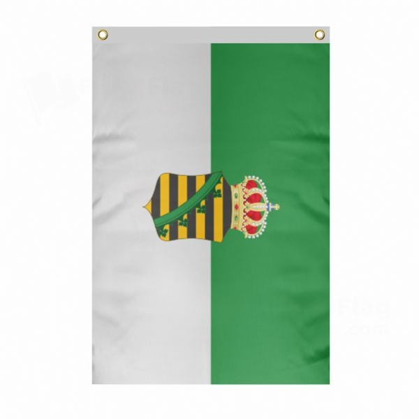 Free State Of Saxe Altenburg Large Size Flag Hanging on Building