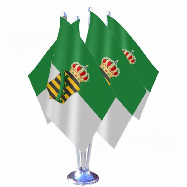 Free State Of Saxe Altenburg Quadruple Table Flag