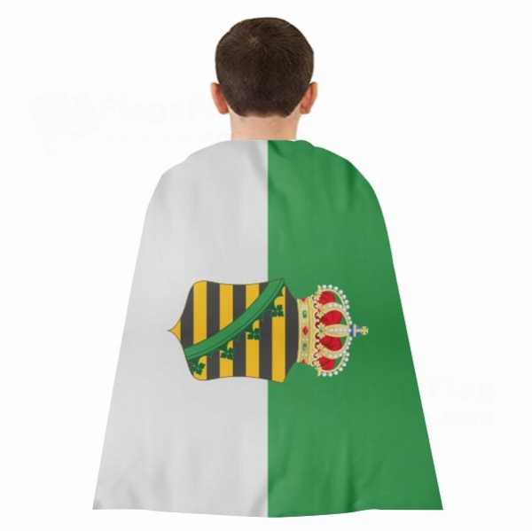 Free State Of Saxe Altenburg Woven Fabric Cloak Digital Printing