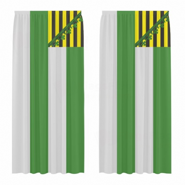 Free State Of Saxe Meiningen Digital Printed Curtains