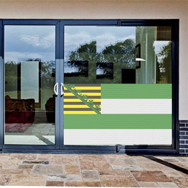 Free State Of Saxe Meiningen Glass Film Free State Of Saxe Meiningen One Way Vision Printing
