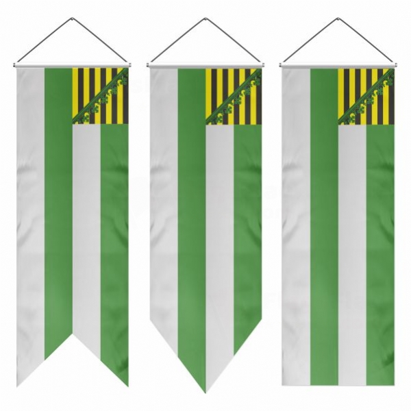 Free State Of Saxe Meiningen Swallowtail Flags