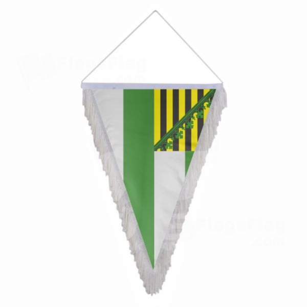 Free State Of Saxe Meiningen Triangle Fringed Streamers