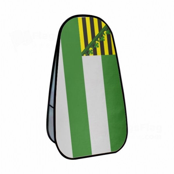 Free State Of Saxe Meiningen Vertical Cloth Banner Display Stands