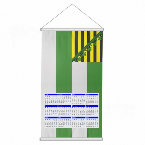 Free State Of Saxe Meiningen Woven Fabric Digital Printing Calendar