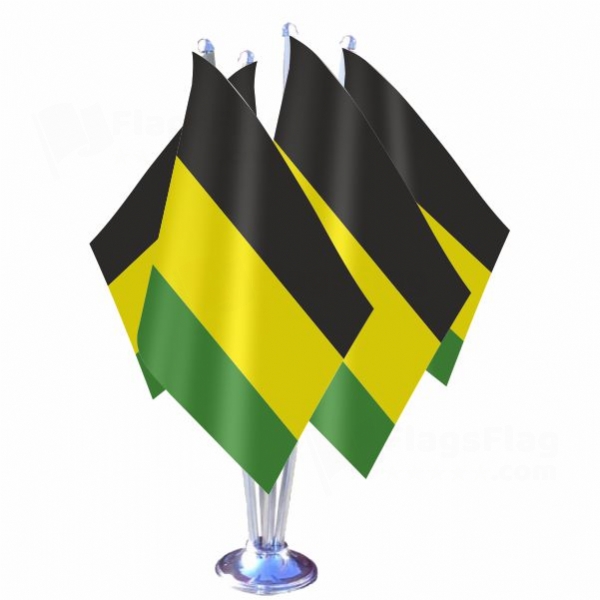 Free State Of Saxe Weimar Eisenach Quadruple Table Flag