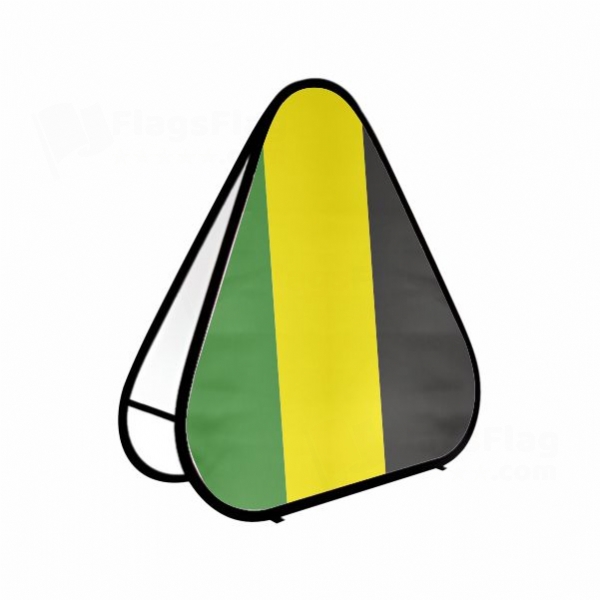 Free State Of Saxe Weimar Eisenach Triangle Fabric Banner Display Stands