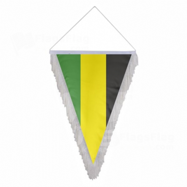 Free State Of Saxe Weimar Eisenach Triangle Fringed Streamers