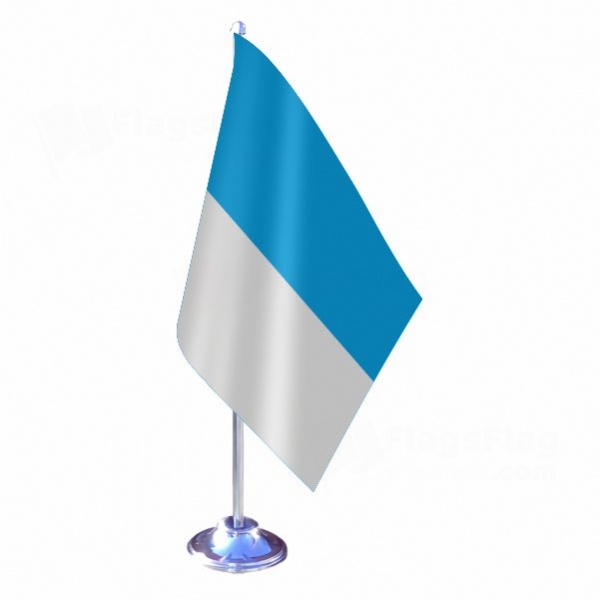 Free State Of Schwarzburg Rudolstadt Single Table Flag