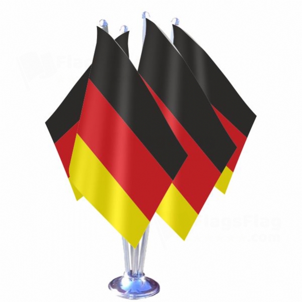Free State Of Waldeck Pyrmont Quadruple Table Flag