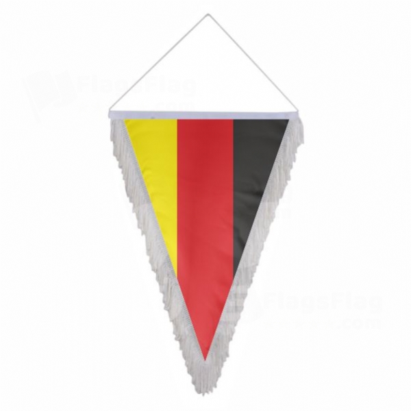 Free State Of Waldeck Pyrmont Triangle Fringed Streamers