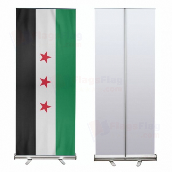 Free Syrian Army Roll Up Banner
