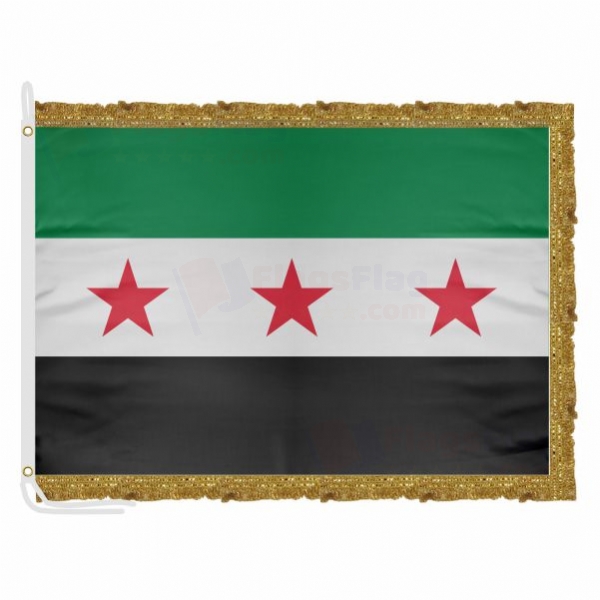 Free Syrian Army Satin Office Flag