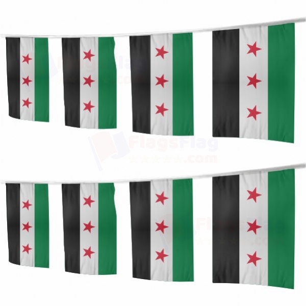 Free Syrian Army Square String Flags