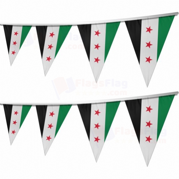 Free Syrian Army Stringed Triangle Flag
